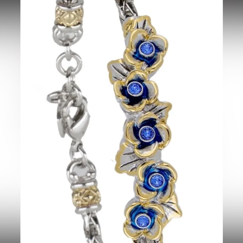 John Medeiros Novelão Collection Single Strand Two-Tone Bracelet NEW - Picture 2 of 2